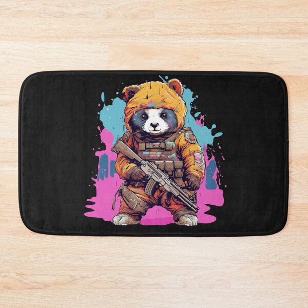Item preview, Bear soldier, cute anime animal design designed and sold by slemfiskz.