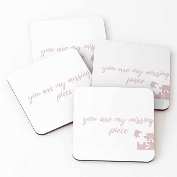 Item preview, You are my missing piece with puzzle piece designed and sold by ElizabethHopeOf.