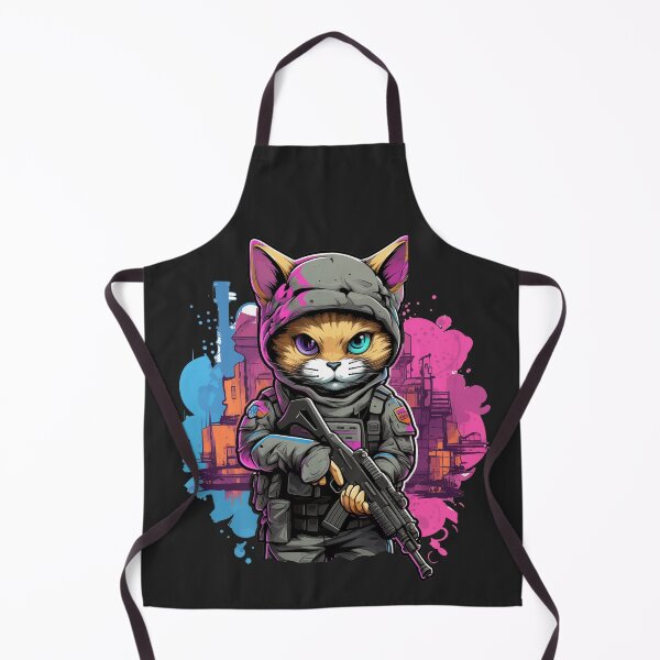 Item preview, Cat Soldier, cute anime style design designed and sold by slemfiskz.