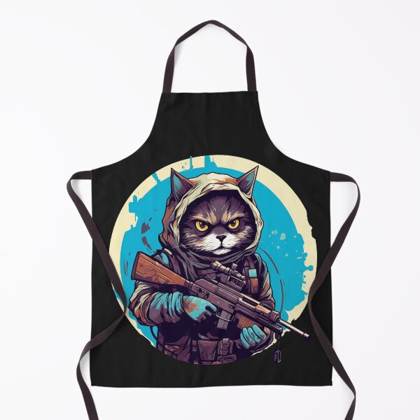 Item preview, Cat Sniper, cute anime style design designed and sold by slemfiskz.