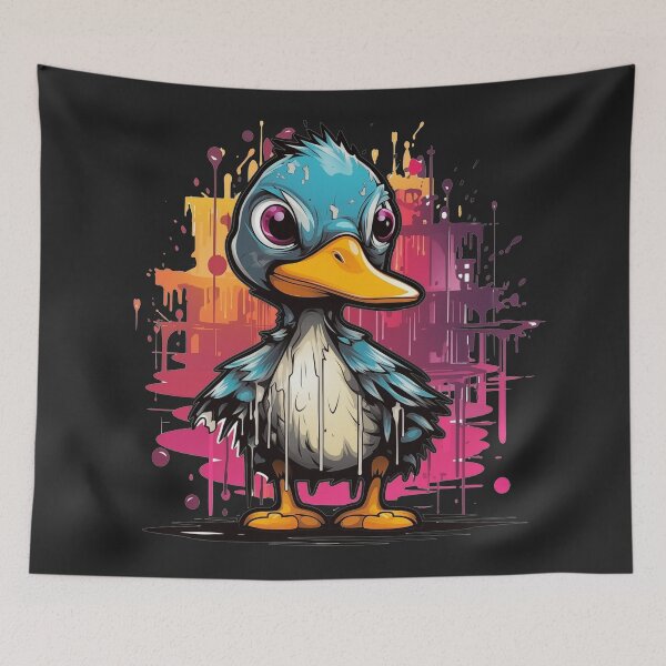 Item preview, Ugly duckling, 90s style graffiti design designed and sold by slemfiskz.