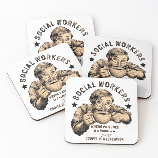 Item preview, Social Workers sticker designed and sold by Alfaashoop.