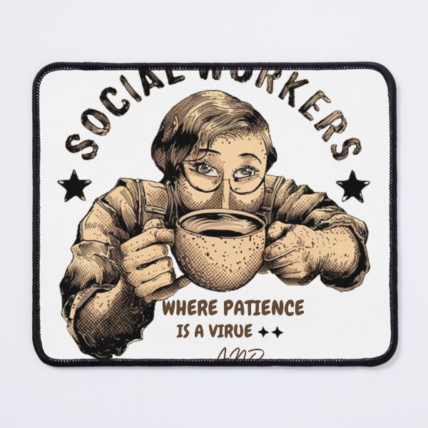 Item preview, Social Workers sticker designed and sold by Alfaashoop.