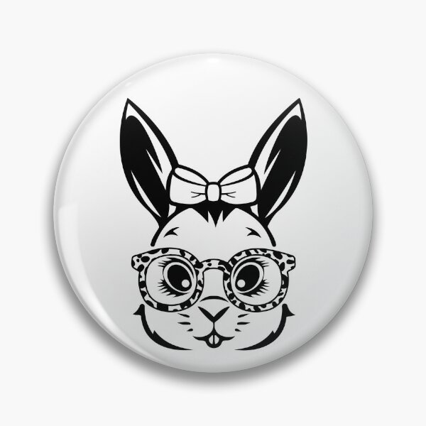 Artikelvorschau, Osterhase mit Leopardenbrille, Ostern für Mädchen entworfen und verkauft von ArtAlexDesign.