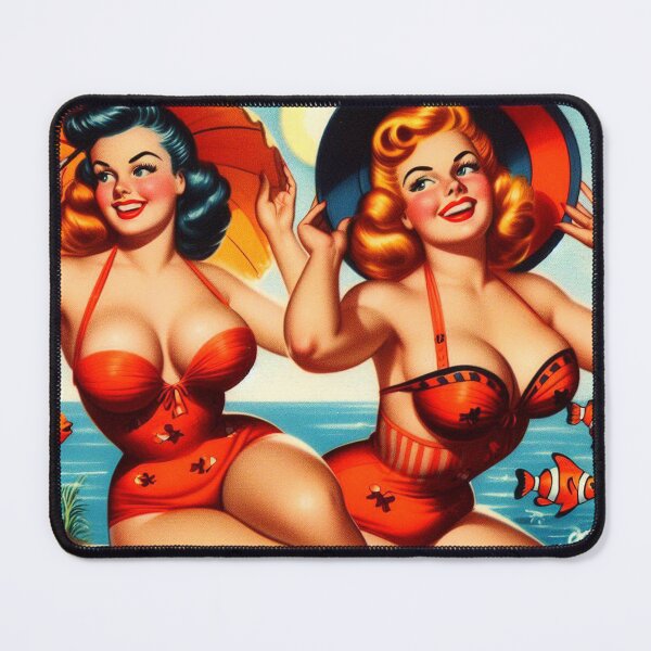 Item preview, Retro Summer Hot Pin-ups designed and sold by PulpVintage.