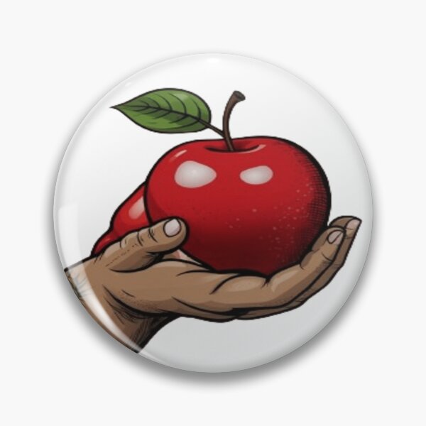 Item preview, "Expressive Love: Tattoo Style Red Apple Squeezed by Hand - Unique Artwork" designed and sold by SSulatul101.