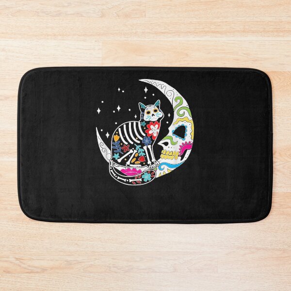 Item preview, Sugar Skull Cat And Moon Clothing   Day Of He Dead  designed and sold by IX9kJLJr.