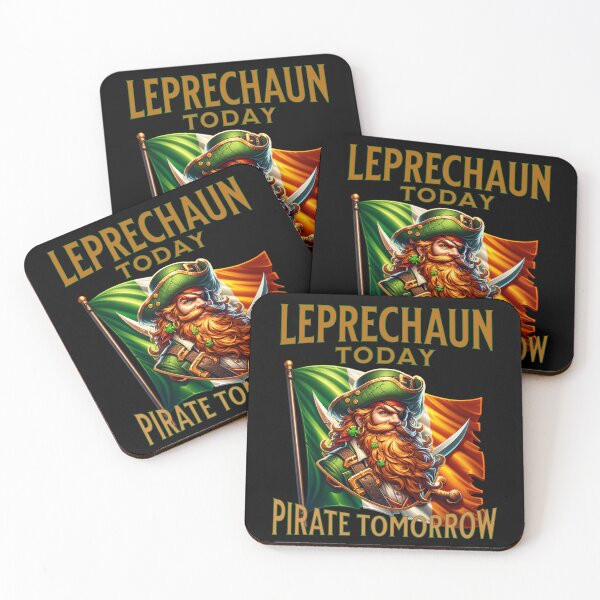 Item preview, Leprechaun today pirate tomorrow designed and sold by BritishDelights.