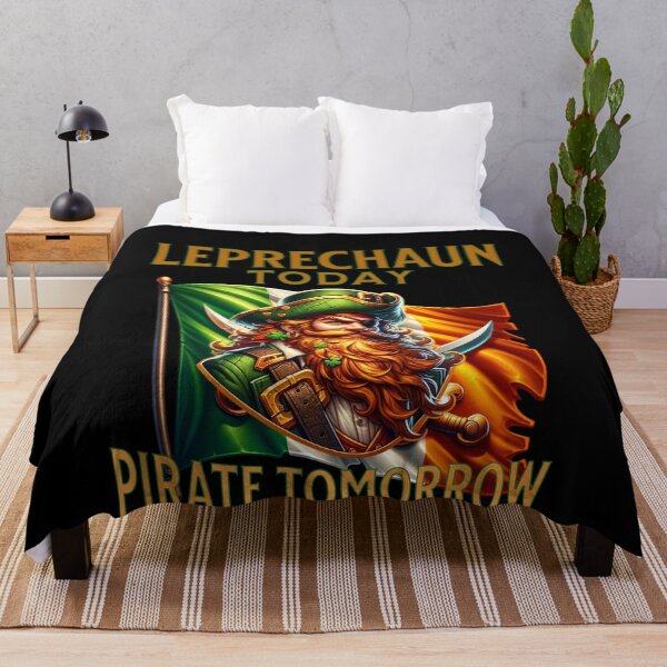 Item preview, Leprechaun today pirate tomorrow designed and sold by BritishDelights.