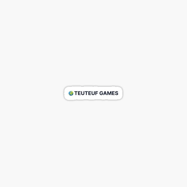 Teuteuf Games Logo Sticker
