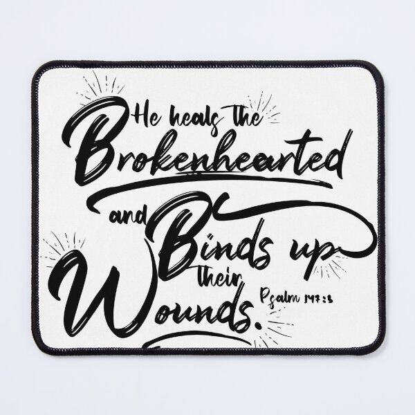 Item preview, He heals the brokenhearted designed and sold by LorenzoArtZa.