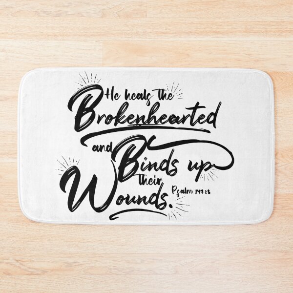 Item preview, He heals the brokenhearted  designed and sold by LorenzoArtZa.