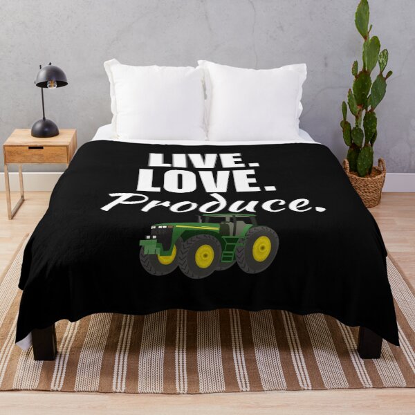 Item preview, Live, love, produce. No farmers no food, funny saying or quote for farmer man lifestyle designed and sold by NBSStore.