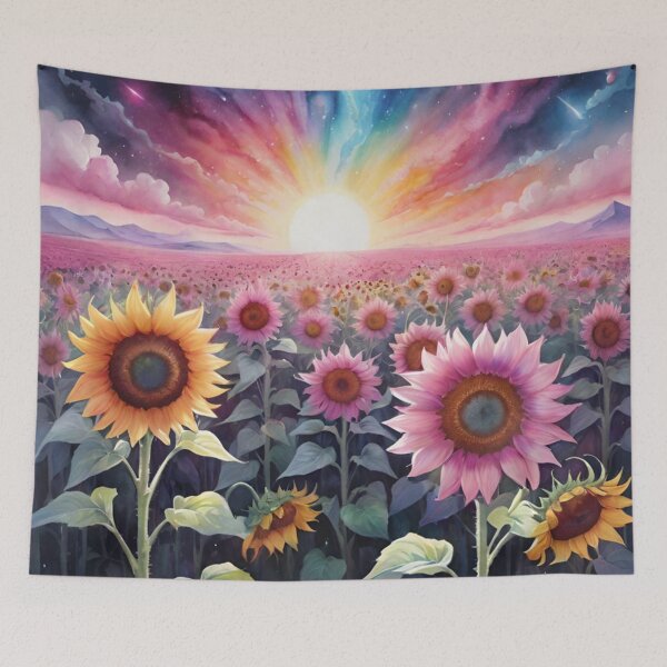 Artikelvorschau, Kosmische rosa Sonnenblumen entworfen und verkauft von JamieRainbow.