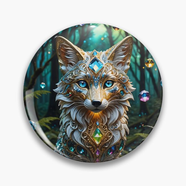 Item preview, Enchanted fox cub in the magical forest designed and sold by LordFalcon.