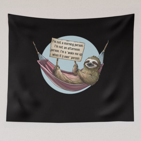 Item preview, Copy of Lazy sleeping sloth designed and sold by Endless Projects.