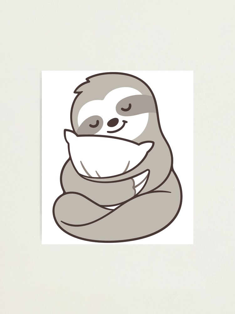 Sleepy sloth clearance pillow