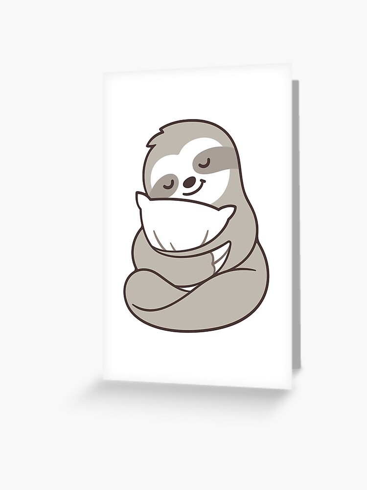 sleepy sloth pillow