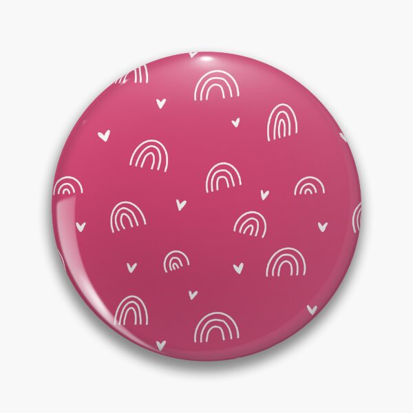 Aperçu de l'œuvre Motif arc-en-ciel original - Rose framboise créée et vendue par Studio-Ithelda.