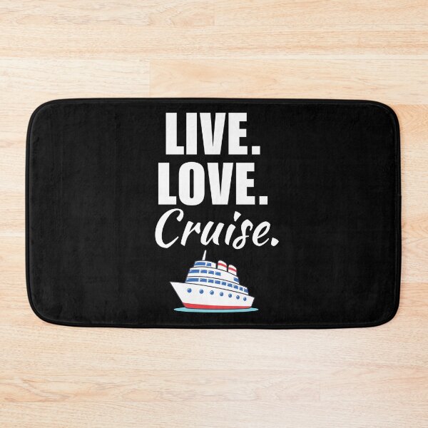 Item preview, Live, love, cruise. Funny cruising ship life sayings or quote for cruising sports lover designed and sold by NBSStore.
