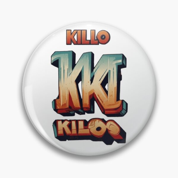 Artikelvorschau, „Mutige Kilo-Typografie: Werten Sie Ihren Stil mit eckigen Lichtdesigns auf“ entworfen und verkauft von SSulatul101.
