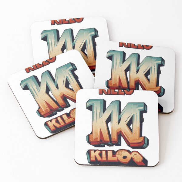 Item preview, "Bold Kilo Typography: Elevate Your Style with Angular Light Designs" designed and sold by SSulatul101.