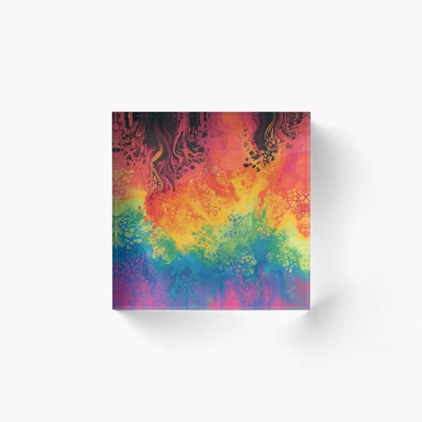 Item preview, Rainbow Flame- Abstract Art designed and sold by Studio-Ithelda.