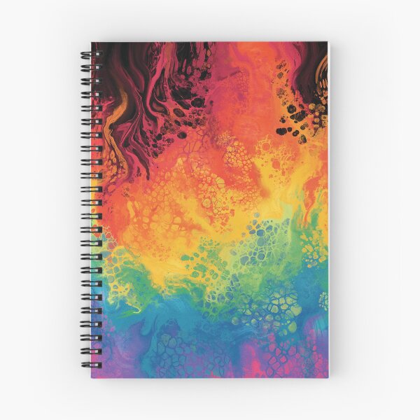 Aperçu de l'œuvre Flamme arc-en-ciel - Art abstrait créée et vendue par Studio-Ithelda.