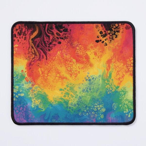 Item preview, Rainbow Flame- Abstract Art designed and sold by Studio-Ithelda.