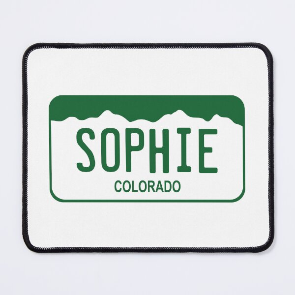 Item preview, Colorado License Plate - Sophie designed and sold by rracheell.
