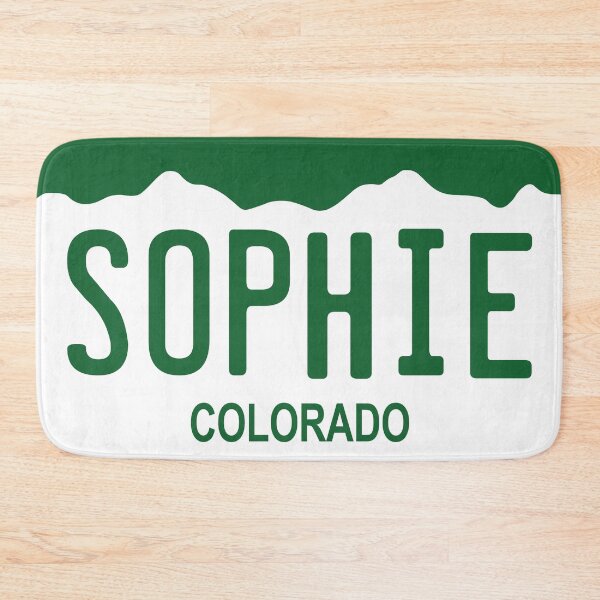 Item preview, Colorado License Plate - Sophie designed and sold by rracheell.