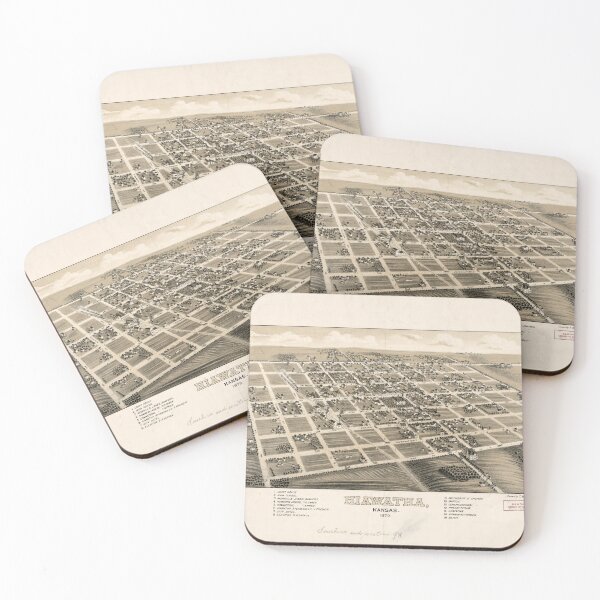 Item preview, Hiawatha, Kansas (1879) designed and sold by allhistory.