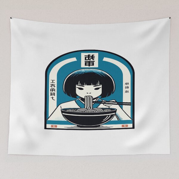 Item preview,  Authentic woman eat japanese Noodle  Ramen Delight designed and sold by toobel.