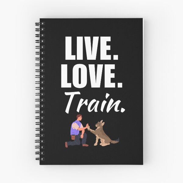 Item preview, Live, love, train. Funny professional dog trainer saying or quote designed and sold by NBSStore.