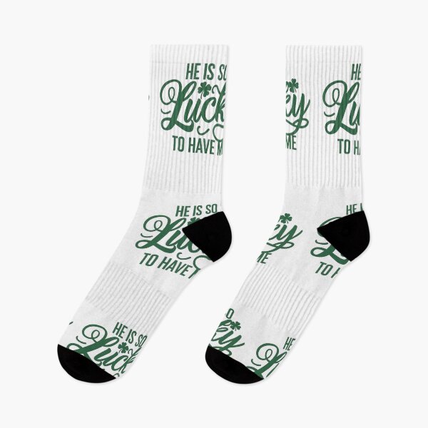 Item preview, He is So Lucky to have Me, Funny Cute St Patricks Day Tee, Cool Gift,  I Am So Lucky I Have Patience, Funny Couples Shirt designed and sold by YouSsefHN05.