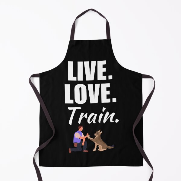 Item preview, Live, love, train. Funny professional dog trainer saying or quote designed and sold by NBSStore.