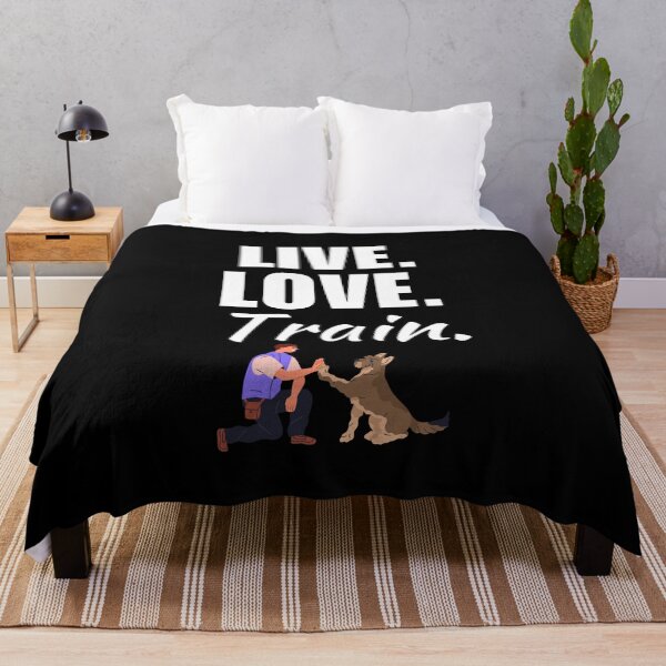 Item preview, Live, love, train. Funny professional dog trainer saying or quote designed and sold by NBSStore.