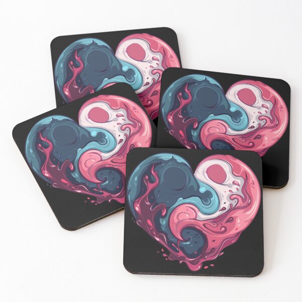 Item preview, Cool heart on patches Sticker designed and sold by S-ZYBI.