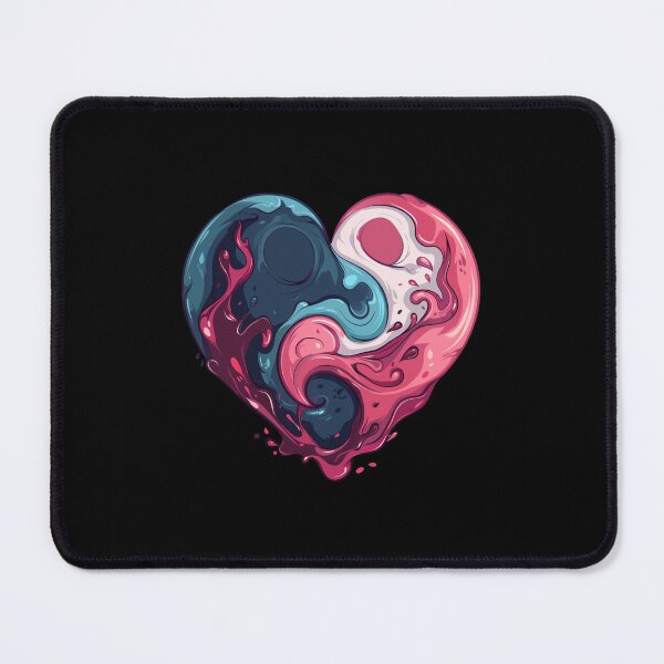 Item preview, Cool heart on patches Sticker designed and sold by S-ZYBI.