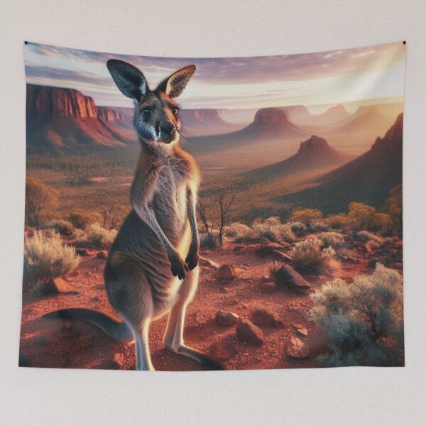 Item preview, Kangaroo in a Australia | Canyon, Summer designed and sold by QShore.