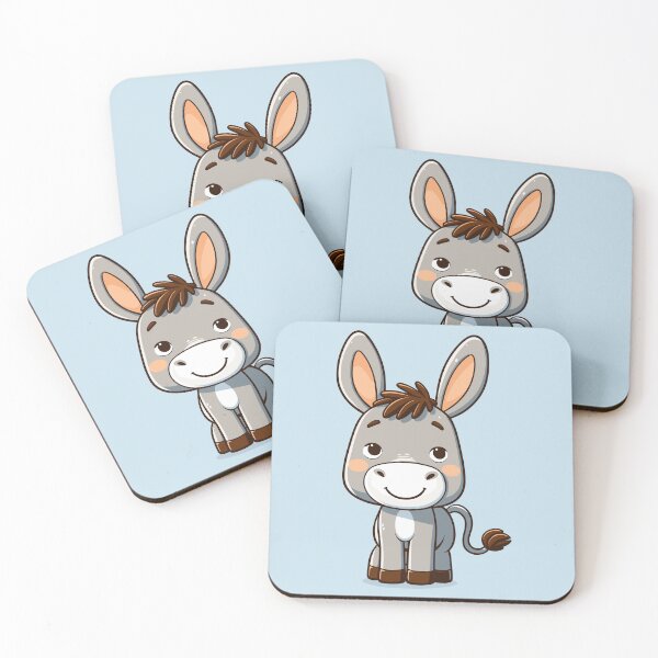 Item preview, Cute donkey clipart design designed and sold by XprD.