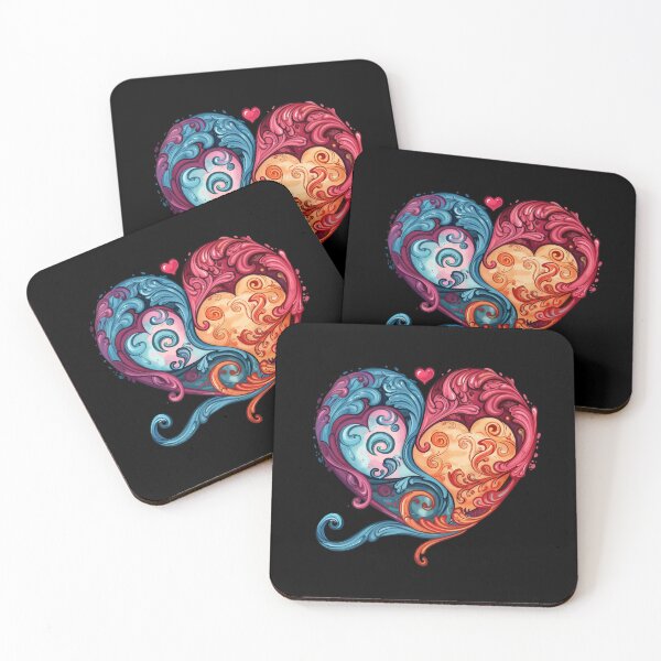 Item preview, Cool heart on patches Sticker designed and sold by S-ZYBI.