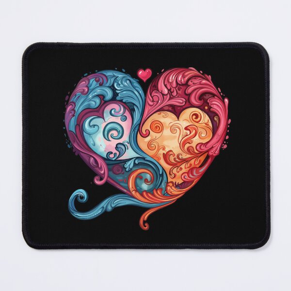 Item preview, Cool heart on patches Sticker designed and sold by S-ZYBI.