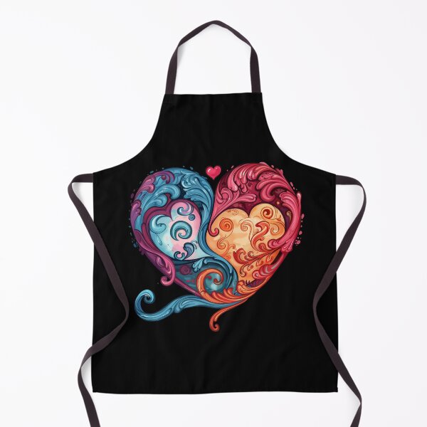 Item preview, Cool heart on patches Sticker designed and sold by S-ZYBI.
