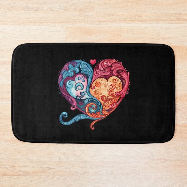 Item preview, Cool heart on patches Sticker designed and sold by S-ZYBI.