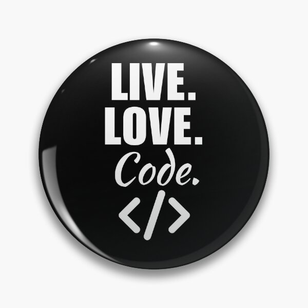 Item preview, Live, love, code. Funny coding job lover quote or saying for coding enthusiast or fan designed and sold by NBSStore.