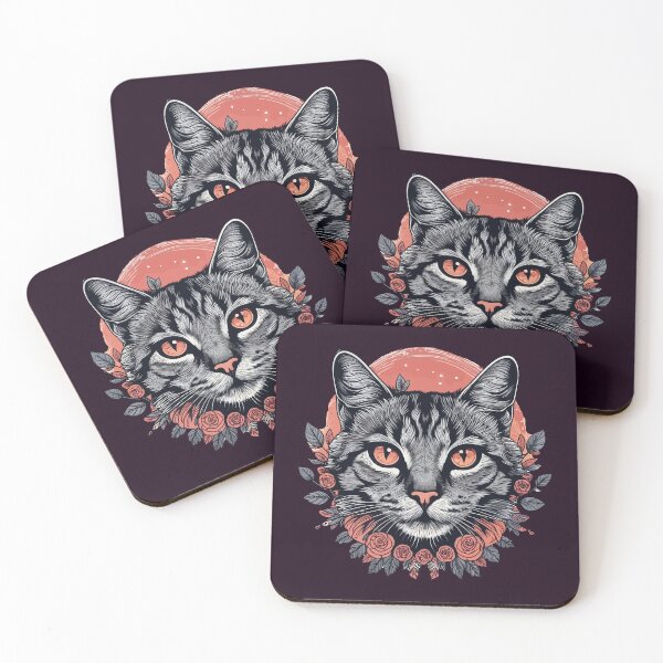 Item preview, Feline Floral designed and sold by TaruHonu.