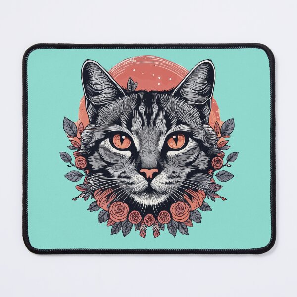 Item preview, Feline Floral designed and sold by TaruHonu.