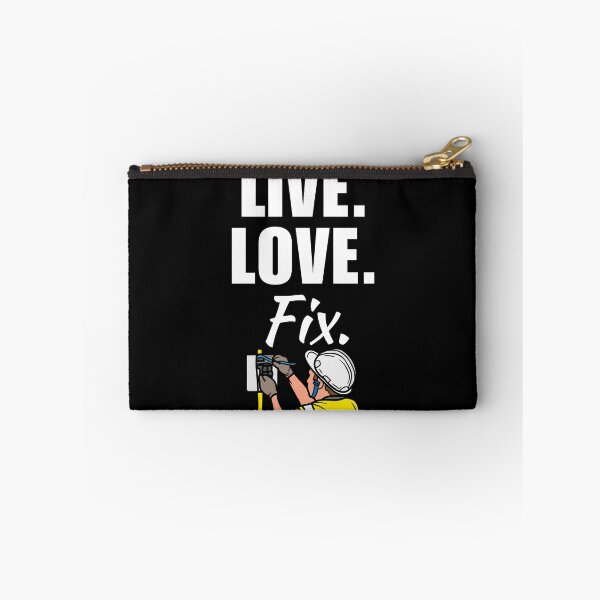 Item preview, Live, love, fix. Funny electrician husband quote or saying for electrician employee designed and sold by NBSStore.
