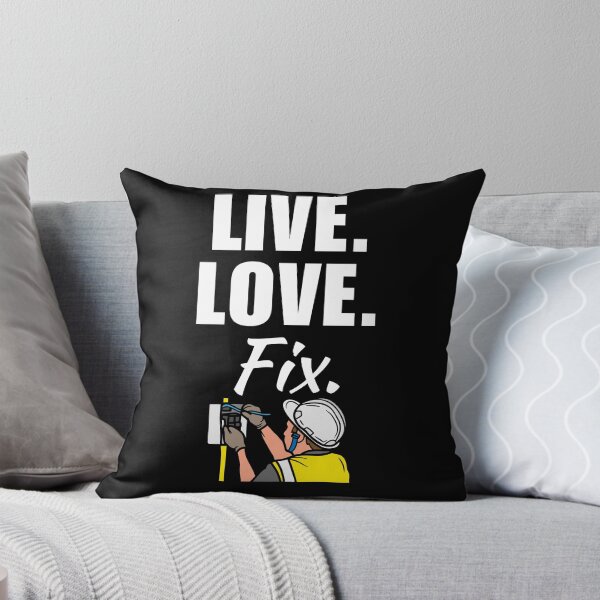 Item preview, Live, love, fix. Funny electrician husband quote or saying for electrician employee designed and sold by NBSStore.